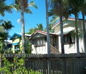 Housing construction typical of the area at the epicenter of a dengue outbreak in Cairns, Australia.
