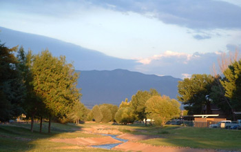 Photo of the Corralles drainage ditch in Albuquerque, N.M.