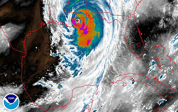 Scientists from the RAINEX project flew into the edge of Hurricane Katrina.