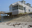 Photo of barrier beach, Springhill Beach, in Massachusetts.