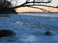 Changing patterns of ice formation and melting are affecting winter microbial activity in lakes.