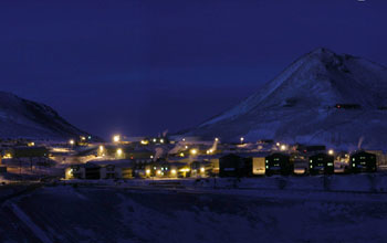 Lights of McMurdo Station