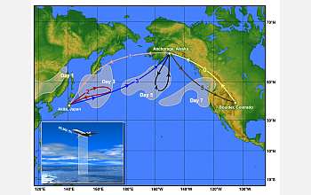 Plumes from airborne dust and pollutants will be studied during the Pacific Dust Experiment.