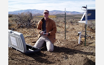 scientist in field