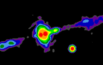 The central region of the powerful radio galaxy Cygnus A