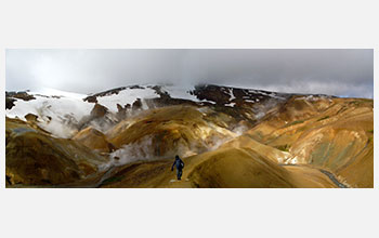 Kerlingarfjoll Volcano in central Iceland