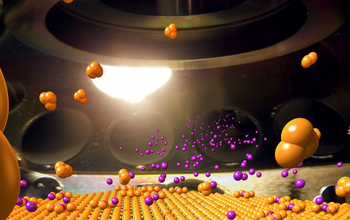 Glimpse inside custom-designed molecular beam epitaxy system used to create single-crystal thin films