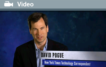 Photo of New York Times technology correspondent David Pogue.