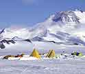 A group of Scott tents pitched