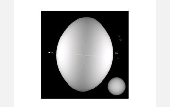 Regulus compared to the Sun