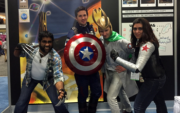 Superheroes and science at the USA S&E Festival 2016