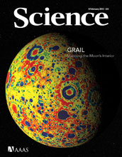 Cover of hte journal Science