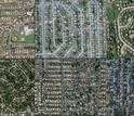 Aerial views of San Diego, Miami, Philadelphia, Chicago, Phoenix and Levittown.