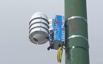 Array of Things node on light pole.