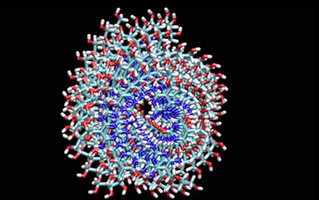 Illustration of self-assembly of chain-like chemicals