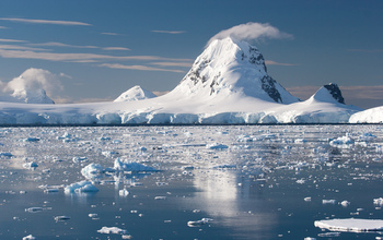 A view of the Southern Ocean along the western Antarctic Peninsula from the R/V Laurence M. Gould.