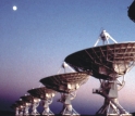 The Very Large Array observatory consists of 27 radio antennas in a Y-shaped configuration.