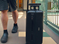 Collision-detecting suitcase, wayfinding app help blind people navigate airports