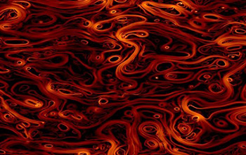 hot, turbulent plasma