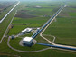 Aerial view of the Virgo site.