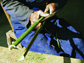 a person carving bamboo