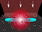 nanodiscs acting as micro-resonators, trapping infrared photons and generating polaritons