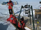 researchers sample ice at the South Pole