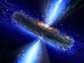 artist's concept illustrates a quasar