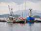 fishing boats in Juneau, Alaska