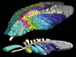 CT scan showing airways in the lung of a lizard