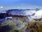 aerial view of Mount Tambora's caldera
