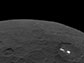 bright spots of Occator Crater shine from the surface of Ceres