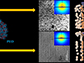 figure illustrates that polymer crystallization speed can be used to control the spatial distribution of nanoparticles