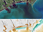 satellite images of river outflows