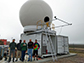 members of the SEA-POL team with the radar