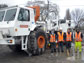 T-Rex, a 64,000-pound shaker truck