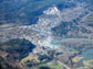 an aerial view of the slide site at Oso, Wash.