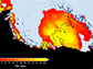 a map showing the number of days in Jan. 2016 surface melt was detected