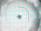 red curve shows the leading edge of a packet of gravity waves radiating outward at the top of Typhoon Meranti