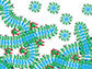 hydrogel network functions as a drug depot that slowly degrades by breaking down into micelles