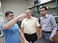 UW–Madison engineers examine a vial of furfural