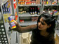 a lady preparing a food basket