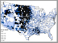 average number of annual cases of West Nile virus