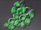 yeast cells; green fluorescent protein