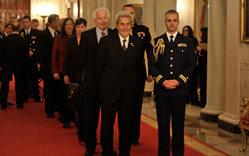 Yakir Aharonov, Stephen Benkovic, Marye Anne Fox, Susan Lindquist and David Mumford at the White House