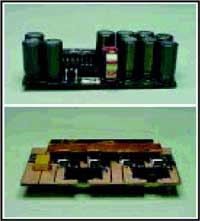 A conventional voltage regulator, and the new CPES QSW VRM.