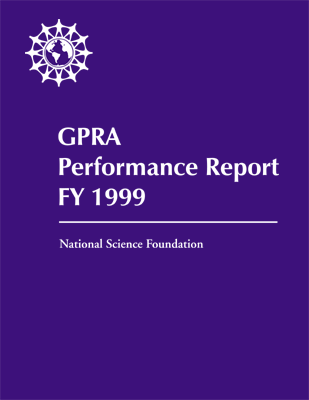 GPRA Performance Report FY 1999