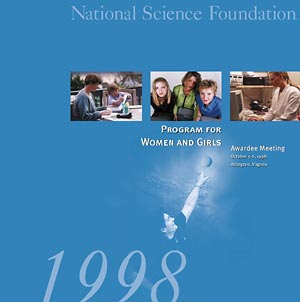 NSF Program for Women and Girls, 1998 Awardee Meeting (cover graphic)