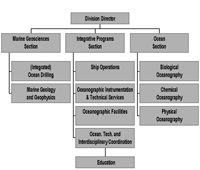Graphical representation of organizational chart