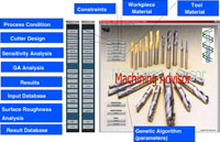initial screen of the Machine Advisor software